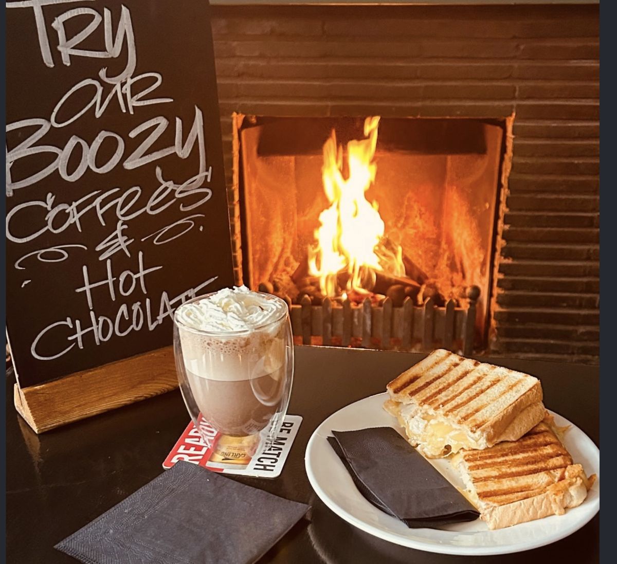 Boozy coffees and hot chocolate at The Prince George